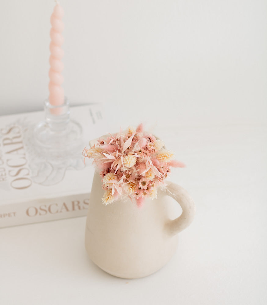 Kleiner Trockenblumenstrauß "Soft Blush" - mahina