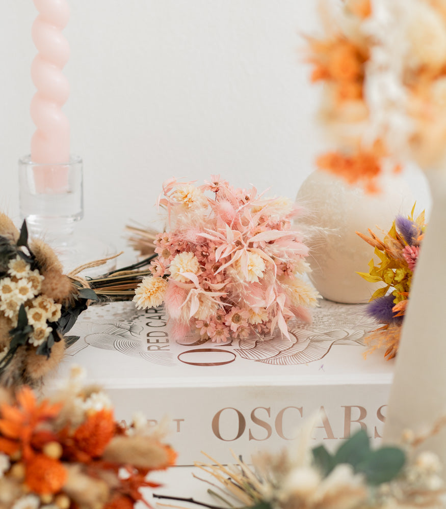 Kleiner Trockenblumenstrauß "Soft Blush" - mahina