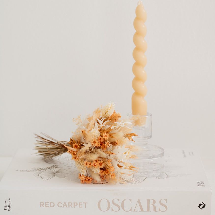 Kleiner Trockenblumenstrauß "Peachy" - mahina