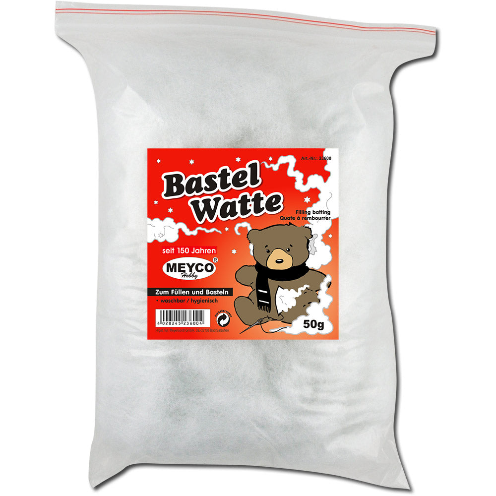 Meyco Polyesterfüllwatte für Puppen und Teddy's 250g - mahina