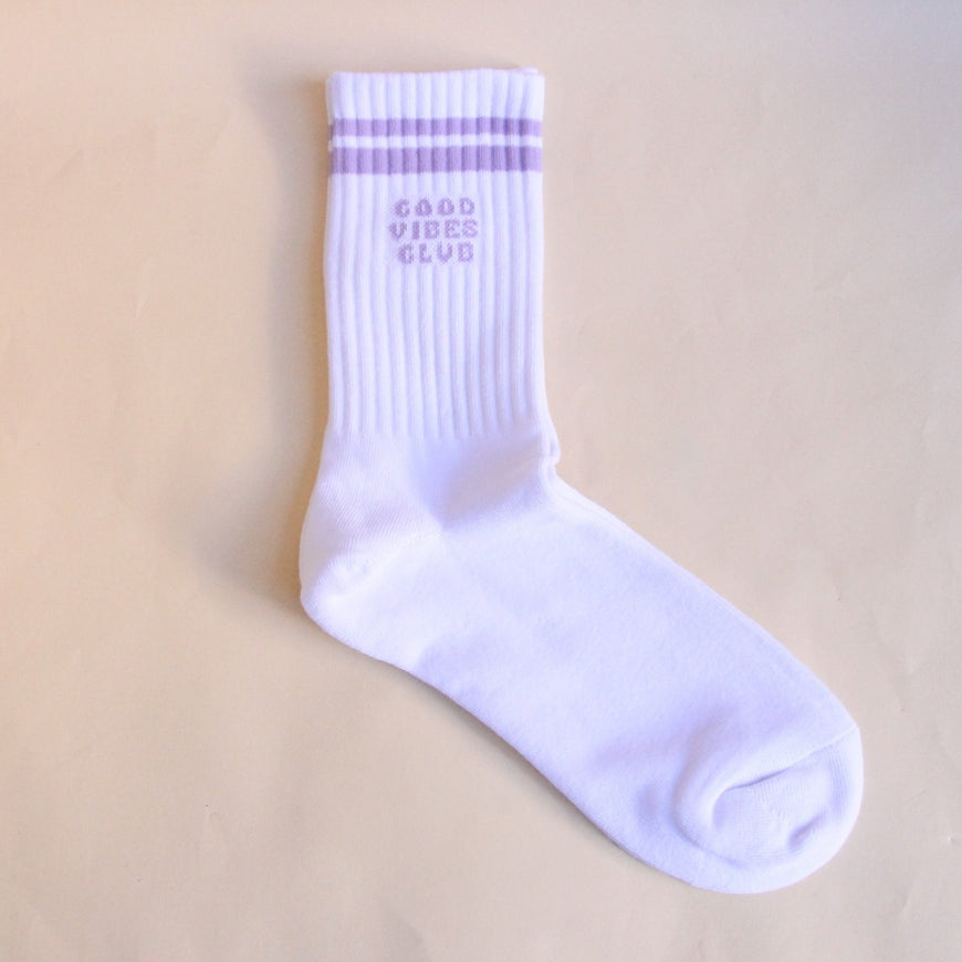 Socken "Good Vibes Club" - Haarklammer von mahina