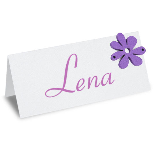 Meyco Tischkarten weiß 100x50mm 25 Stück - mahina