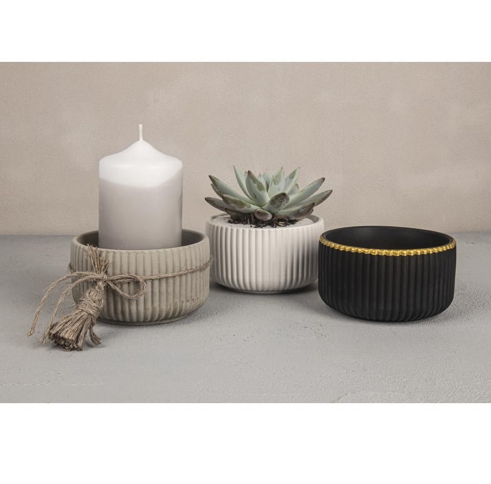 Silikon Gießform Schale geriffelt, 11x6,5cm - mahina