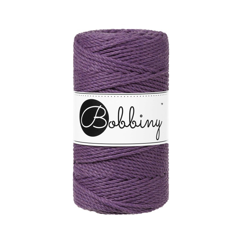 Bobbiny Makramee Garn 3mm 3ply 100m verschiedene Farben - mahina