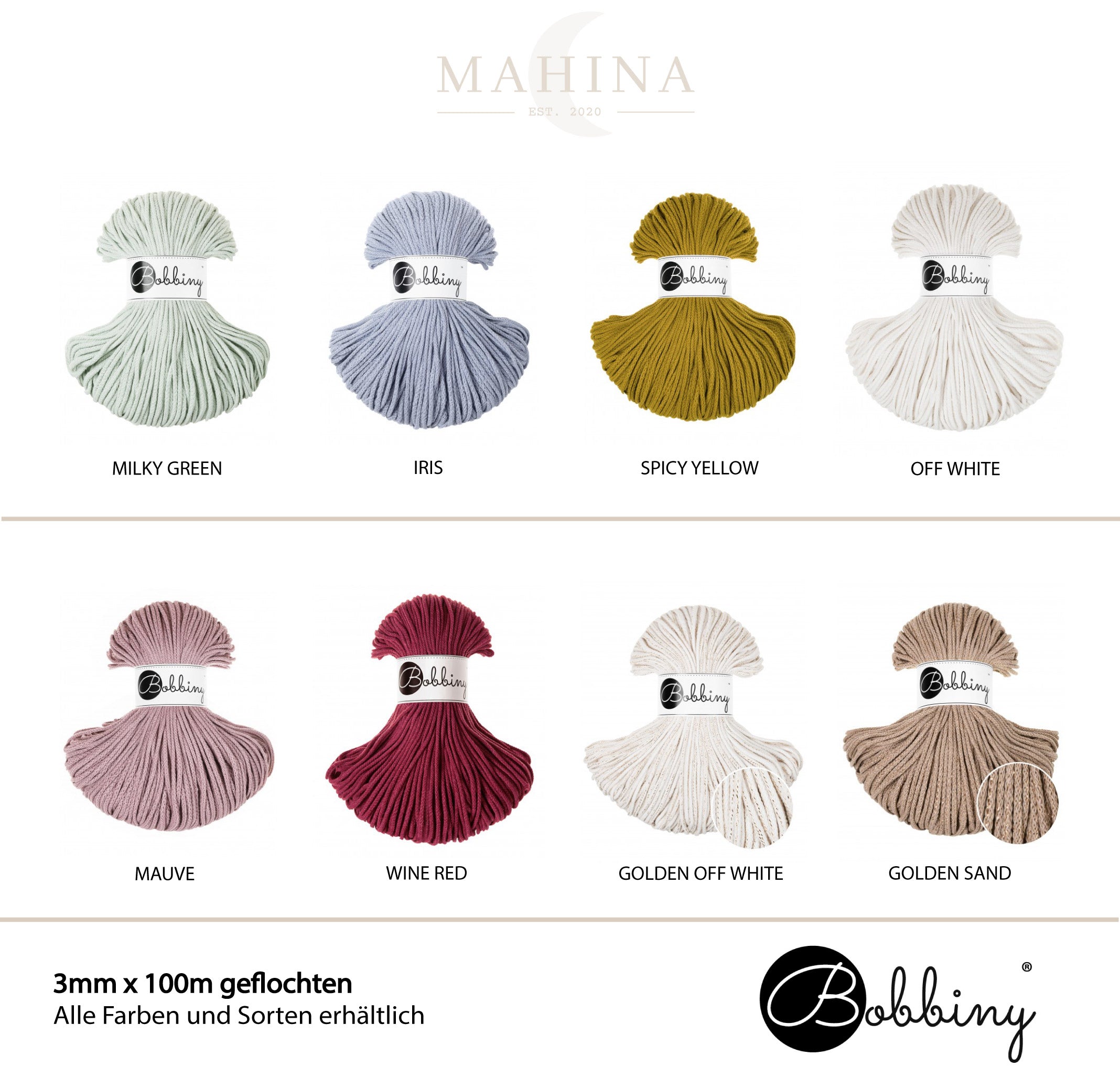 Handgemachter Makramee Kameragurt - mahina