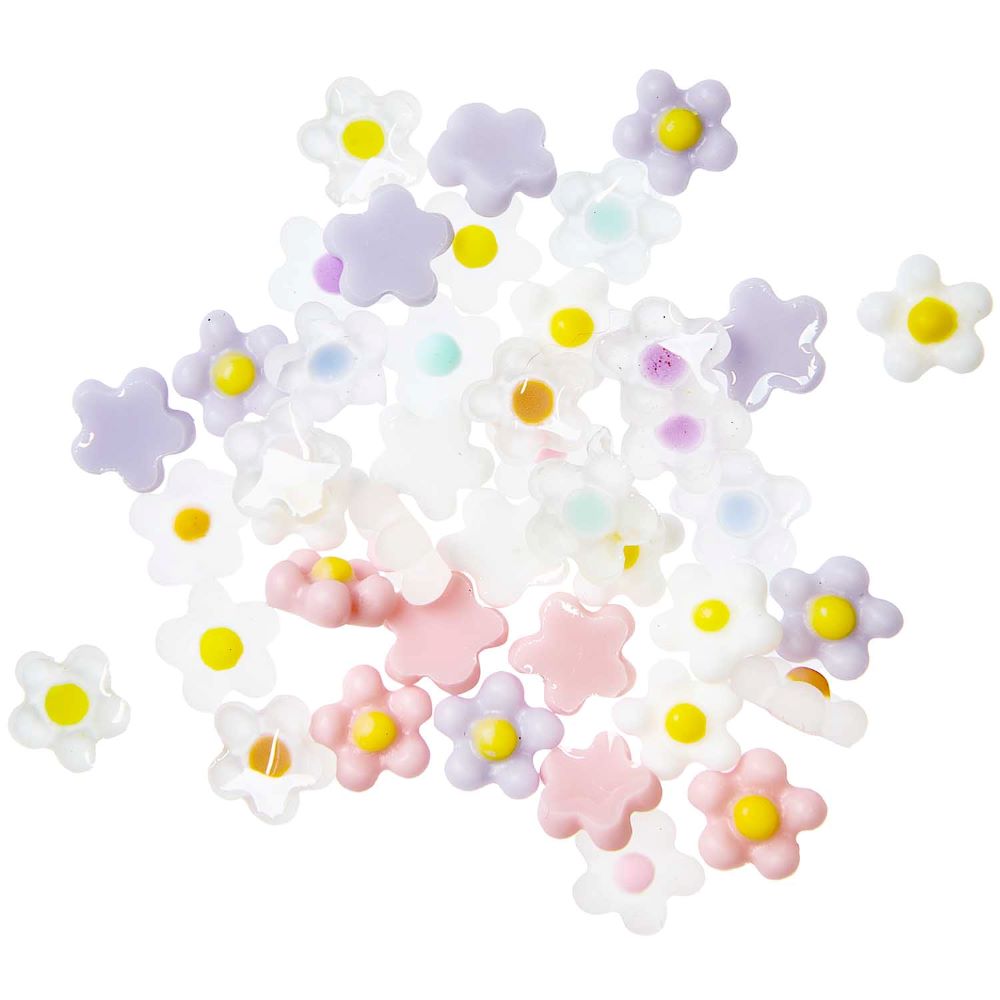 Füllmaterial für Resin Blumen pastell, 2,4g - mahina