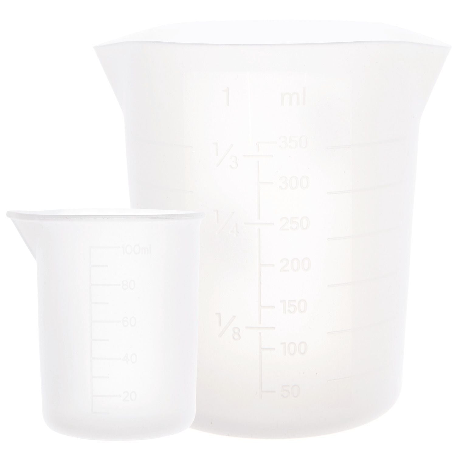 Messbecher Set aus Silikon, 100ml & 350ml - mahina