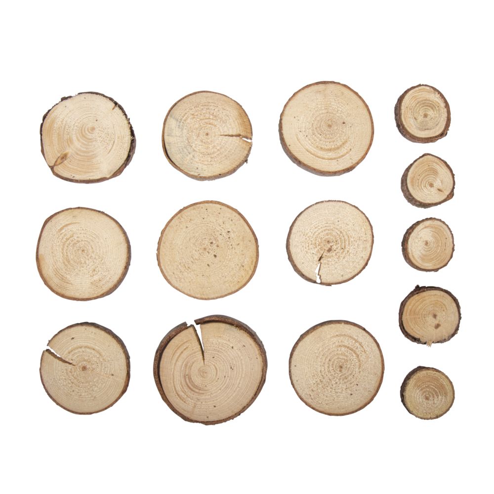 Pinien-Scheiben rund, 3-5cm, Beutel 100g - mahina