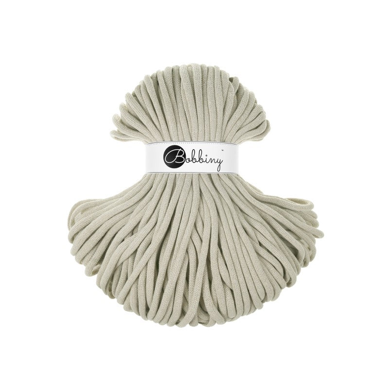 Bobbiny JUMBO Flechtkordel 9mm geflochten Pale Olive 100m - mahina