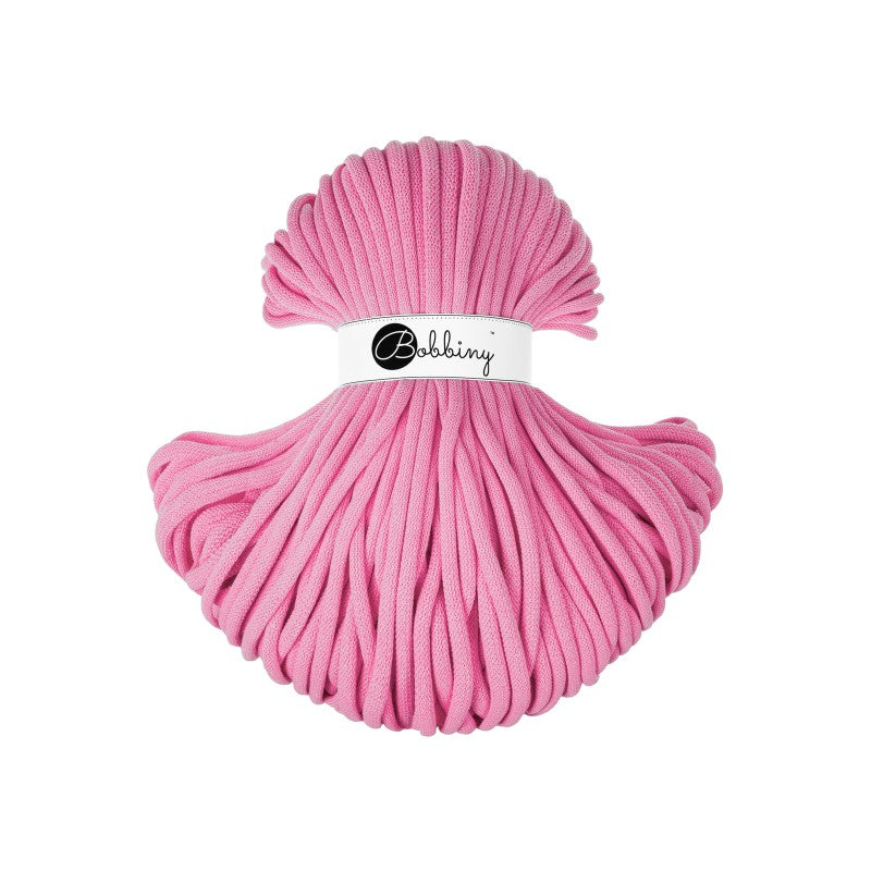 Bobbiny JUMBO Flechtkordel 9mm geflochten Bubblegum Pink 100m