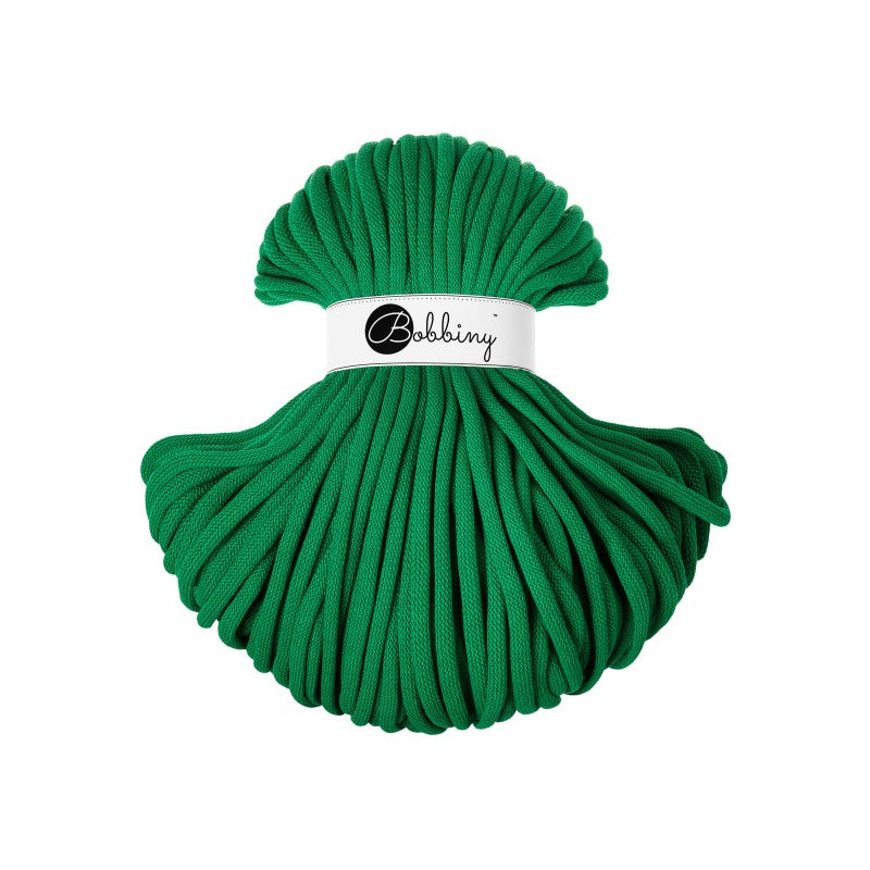 Bobbiny JUMBO Flechtkordel 9mm geflochten Jade Green 100m