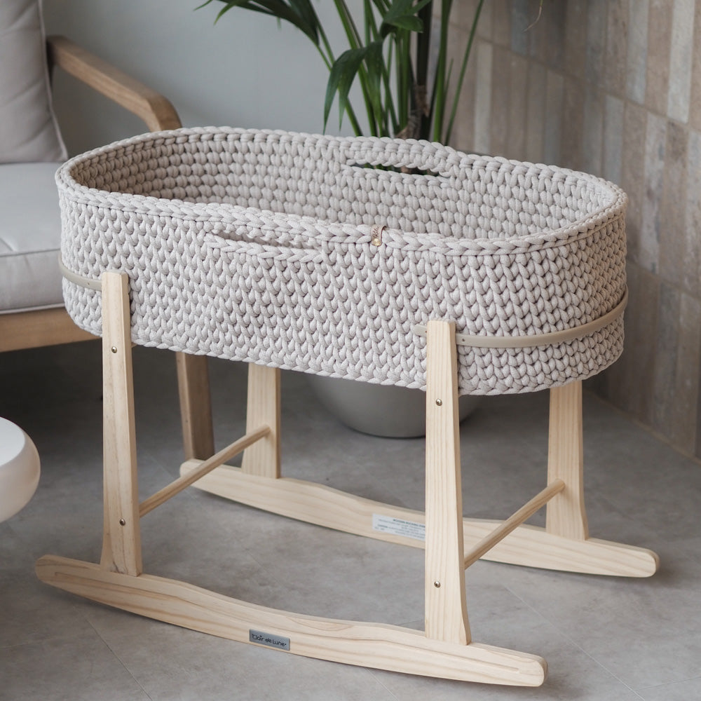 Häkelboden Babywiege/Moseskorb 6mm Birkenholz 36 Größen - mahina