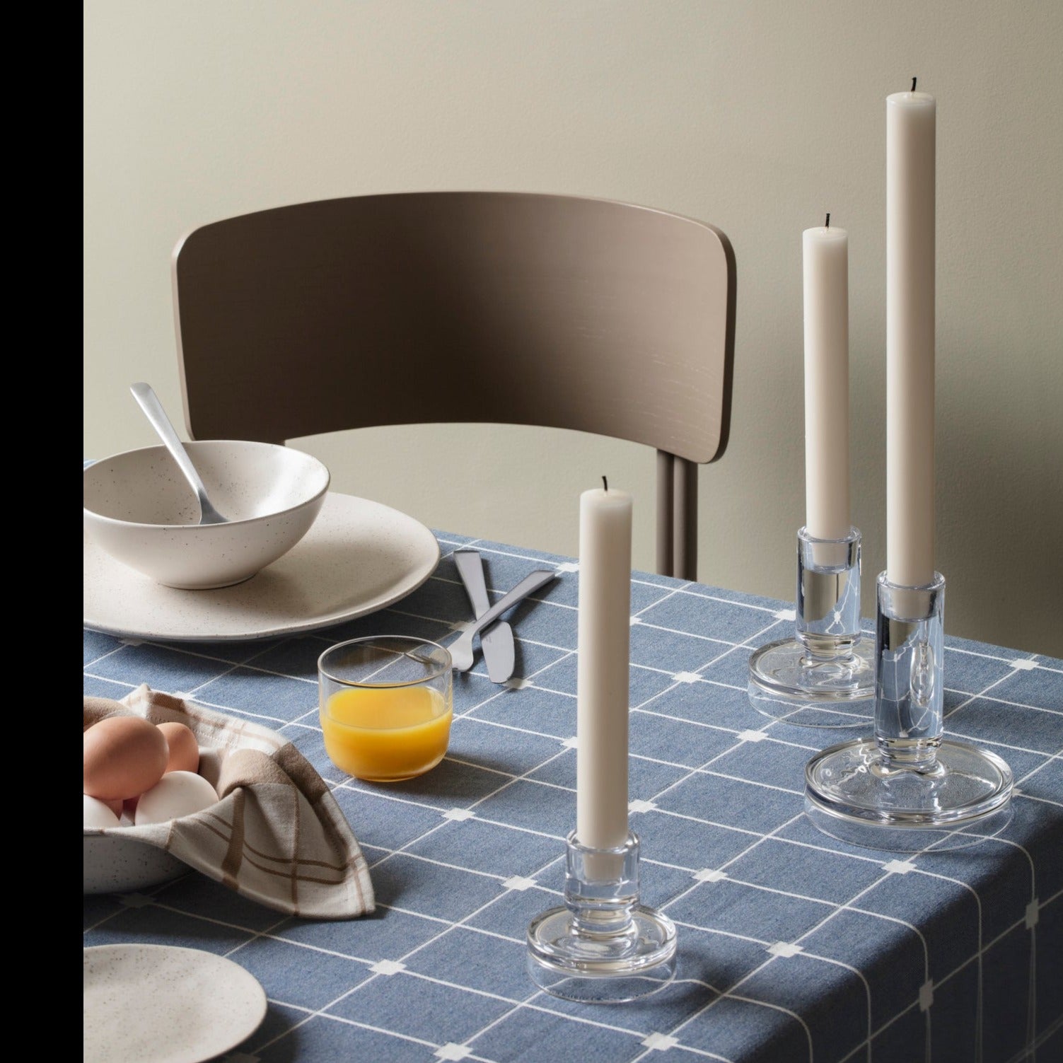 Kerzenständer aus Glas "Miya" in verschiedenen Größen - mahina