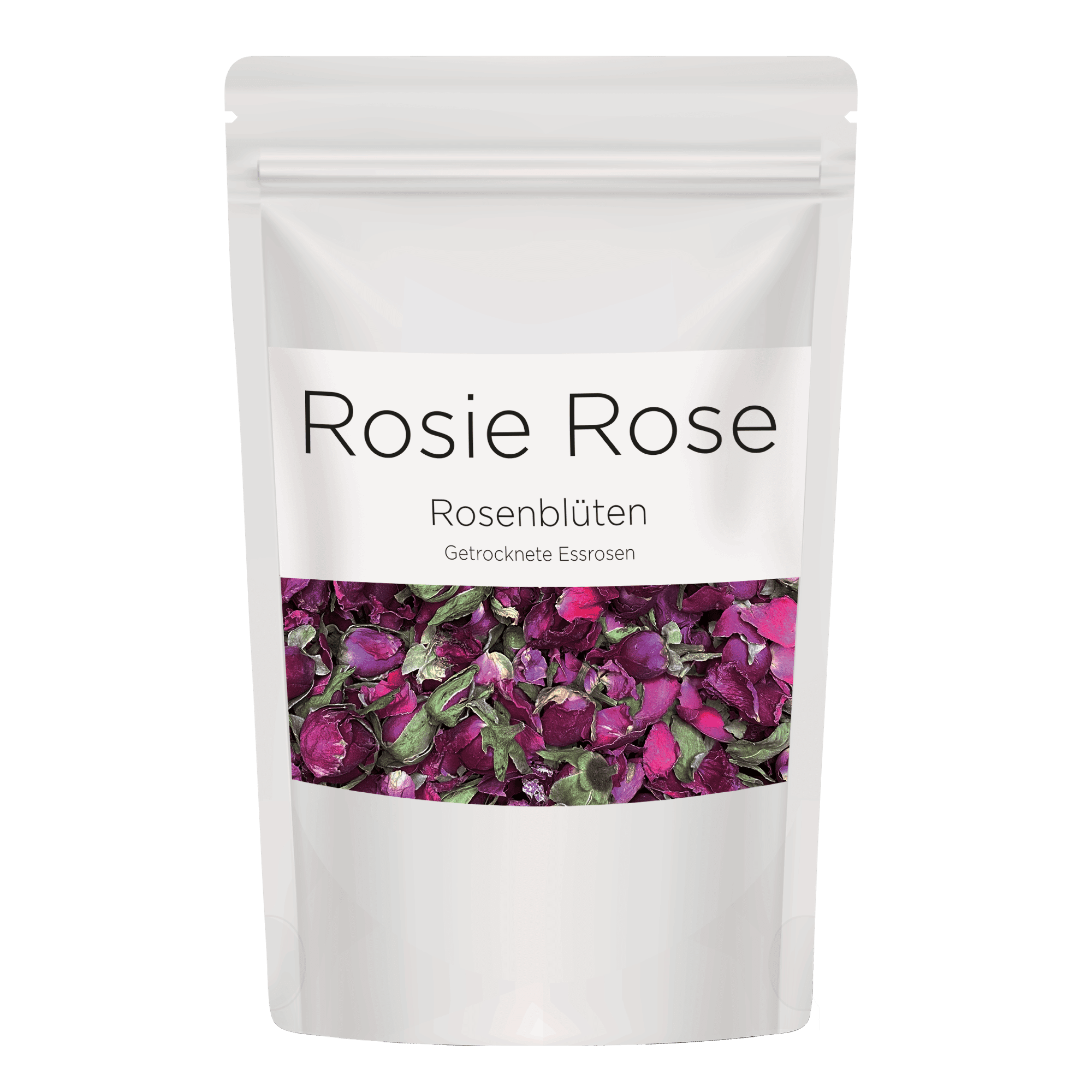 Essbare Blüten "Dekorative Rosenblüten" 50g Gastro-Beutel - 8 Farben - mahina