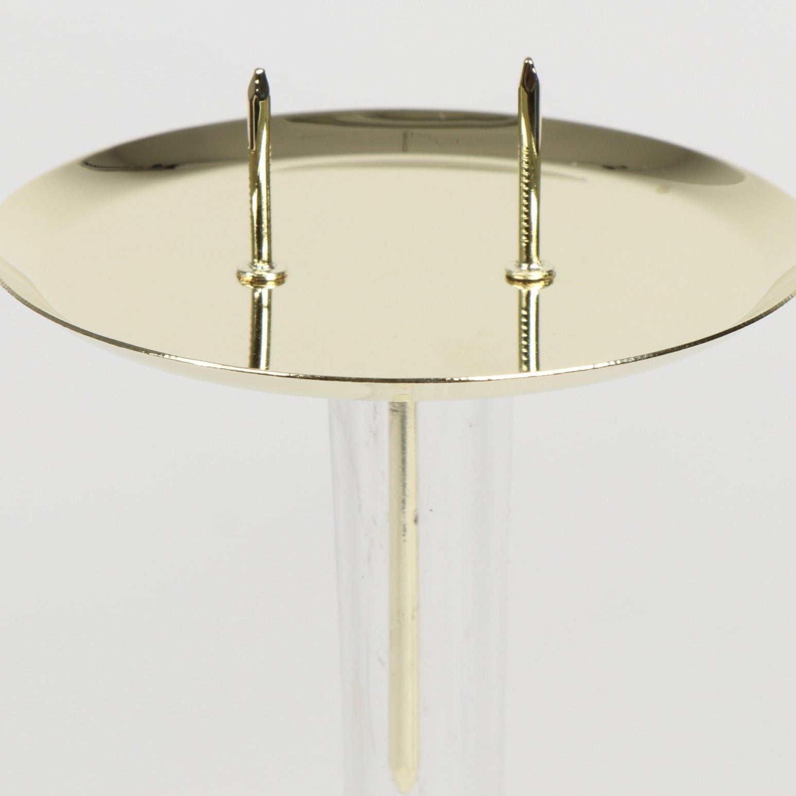 Metall Adventskranzkerzenhalter 10cm in gold, 4 Stück - mahina