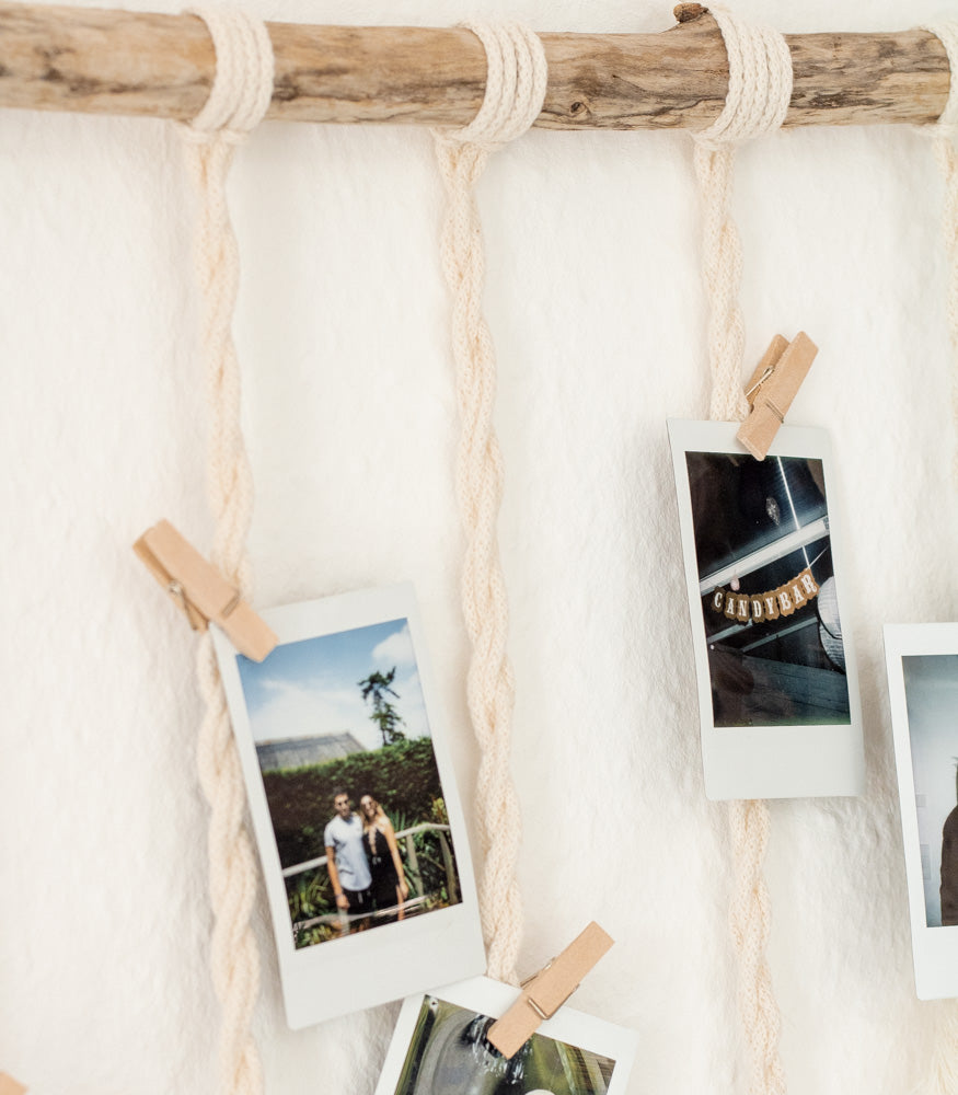 Handgemachter Makramee Fotowandbehang "Tassel" - mahina