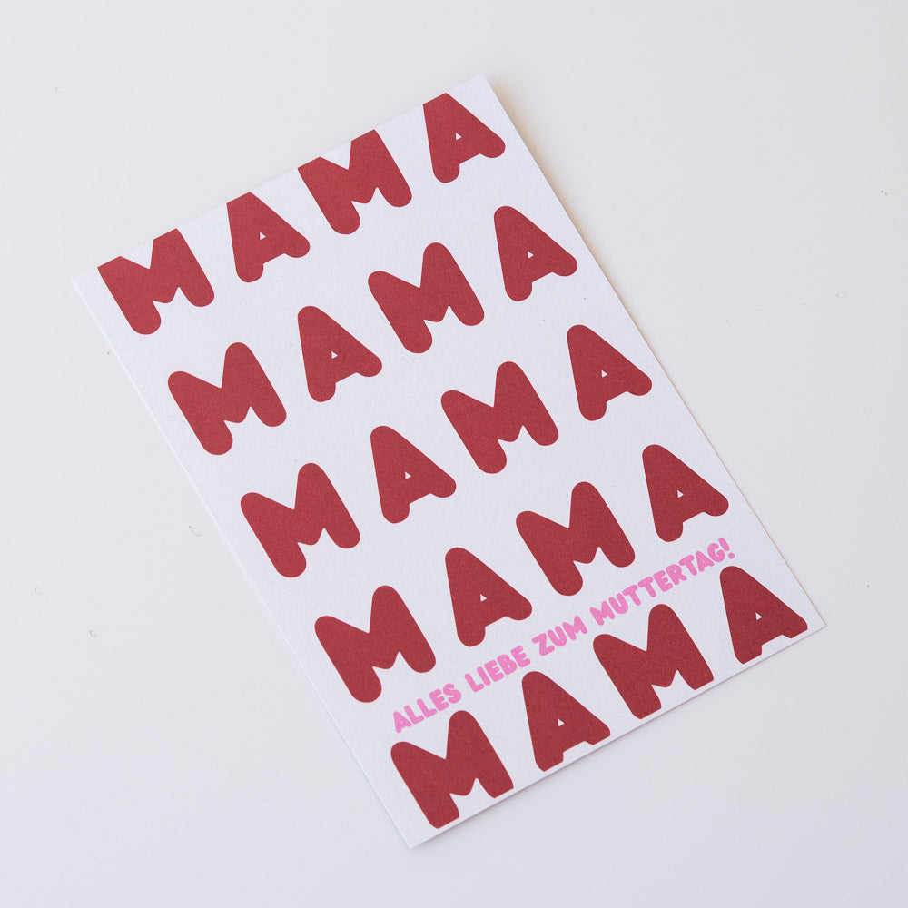 Geschenkkarte "Mama Mama" - Postkarten von mahina