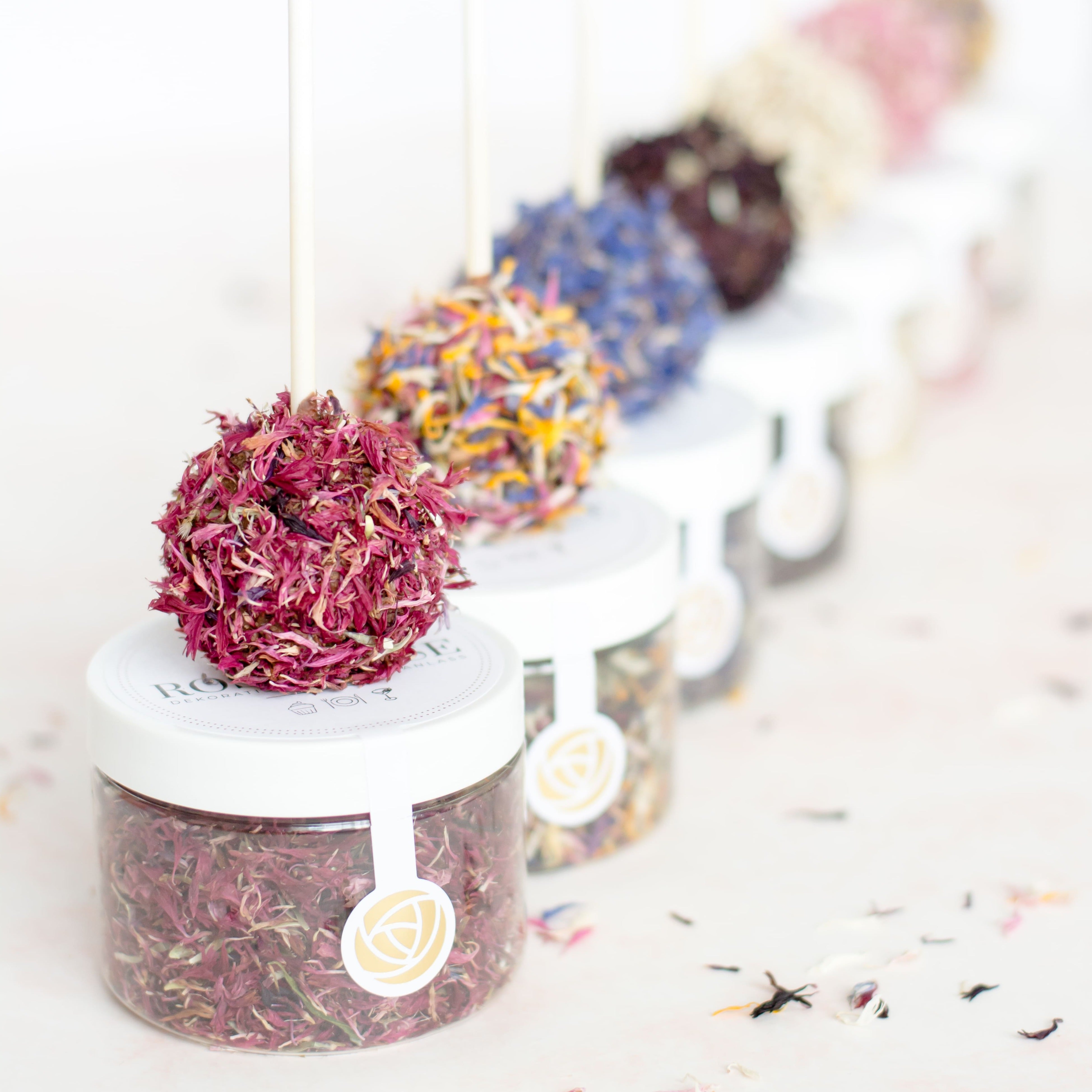 Essbare Blüten "Kornblumenblüten" 6g - 7 Farben - mahina