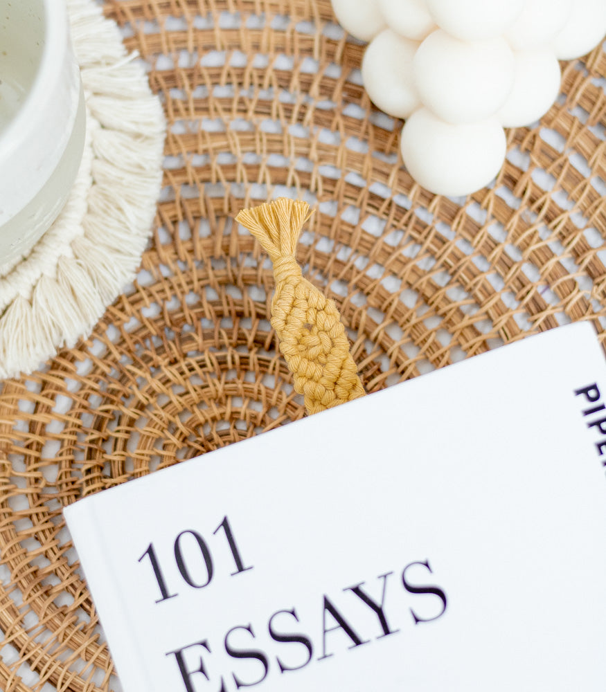 Handgemachtes Makramee Lesezeichen "Vivi" - mahina