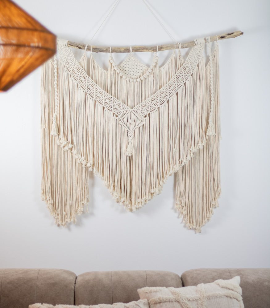 Handgemachter Makramee Wandbehang "Luana" - mahina
