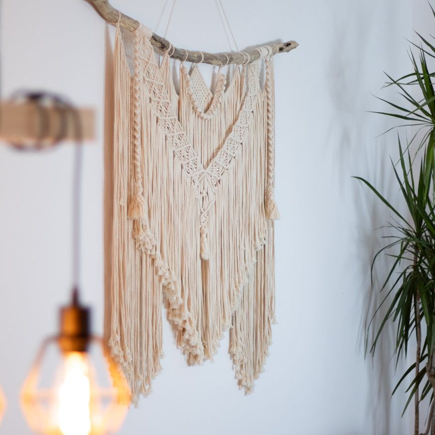 Handgemachter Makramee Wandbehang "Luana" - mahina
