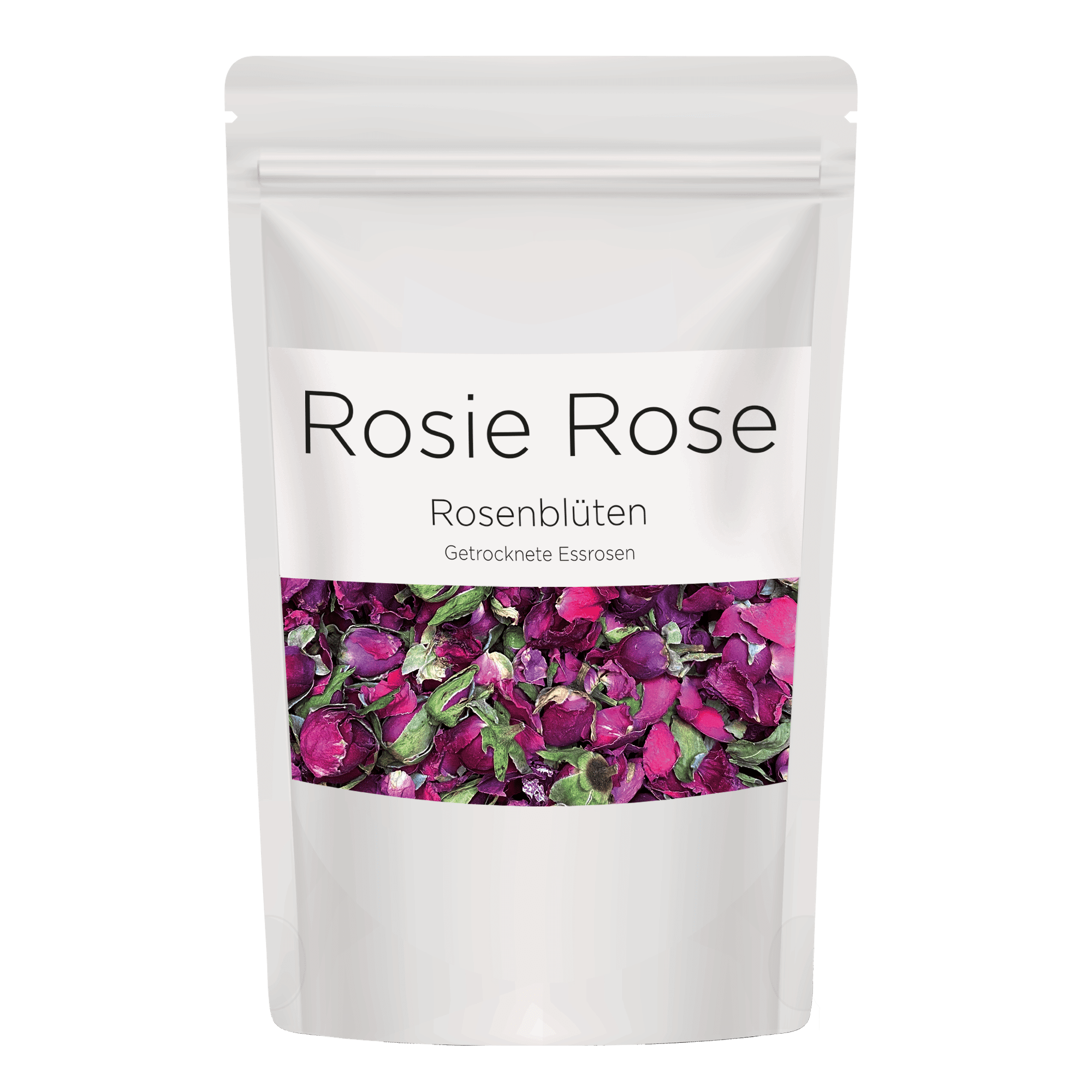 Essbare Blüten "Dekorative Rosenblüten" 50g Gastro-Beutel - 8 Farben - mahina