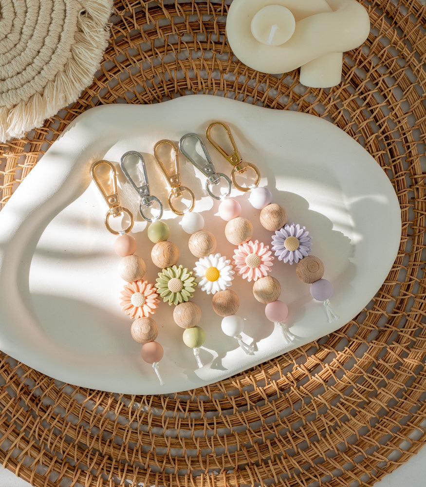 Handgemachter Schlüsselanhänger "Daisy" - mahina