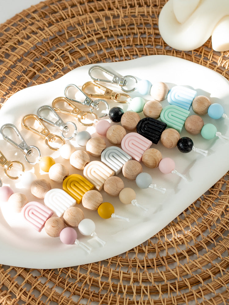 Handgemachter Schlüsselanhänger "Rainbow" - mahina