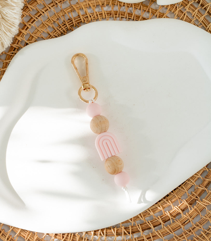 Handgemachter Schlüsselanhänger "Rainbow" - mahina