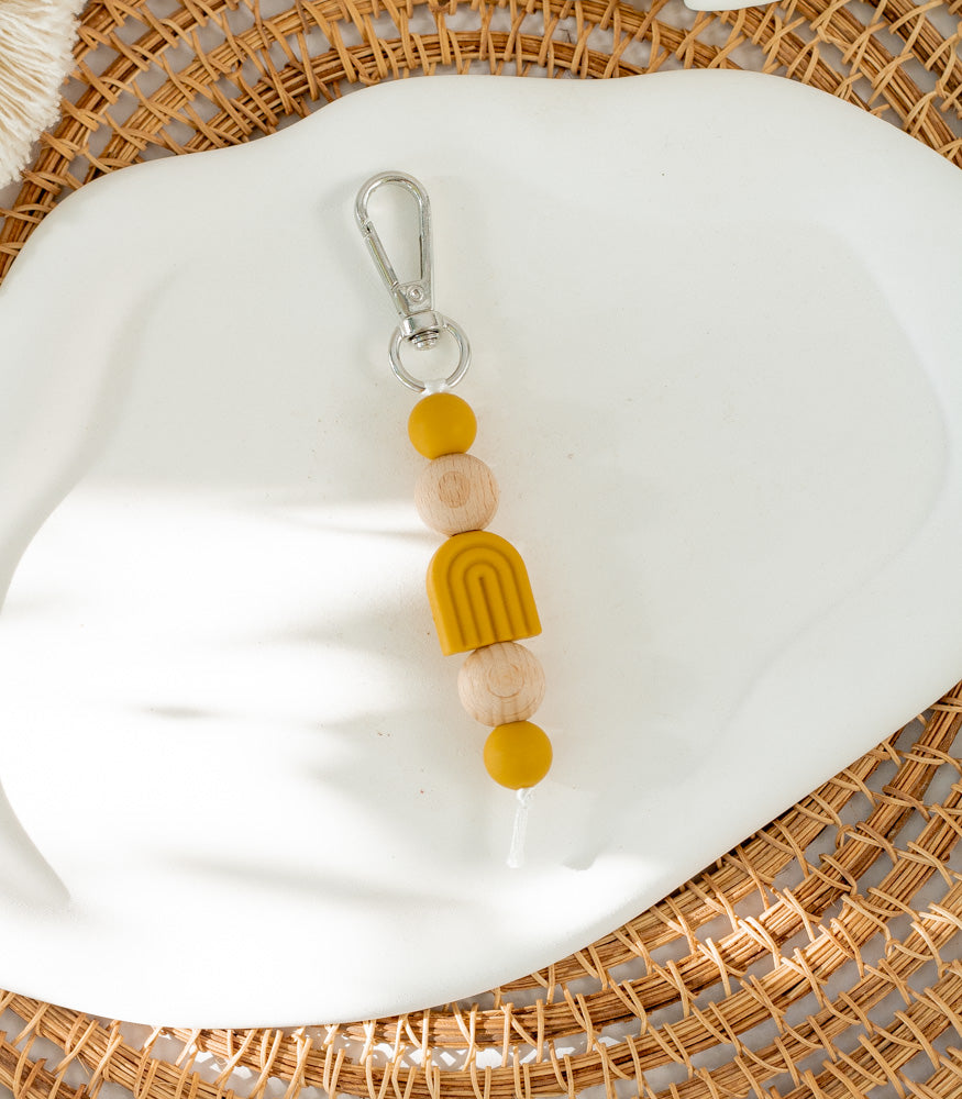 Handgemachter Schlüsselanhänger "Rainbow" - mahina