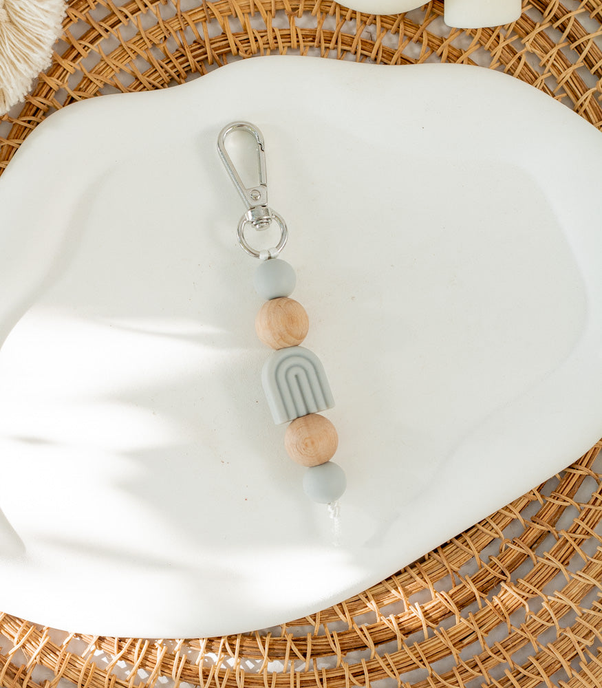 Handgemachter Schlüsselanhänger "Rainbow" - mahina