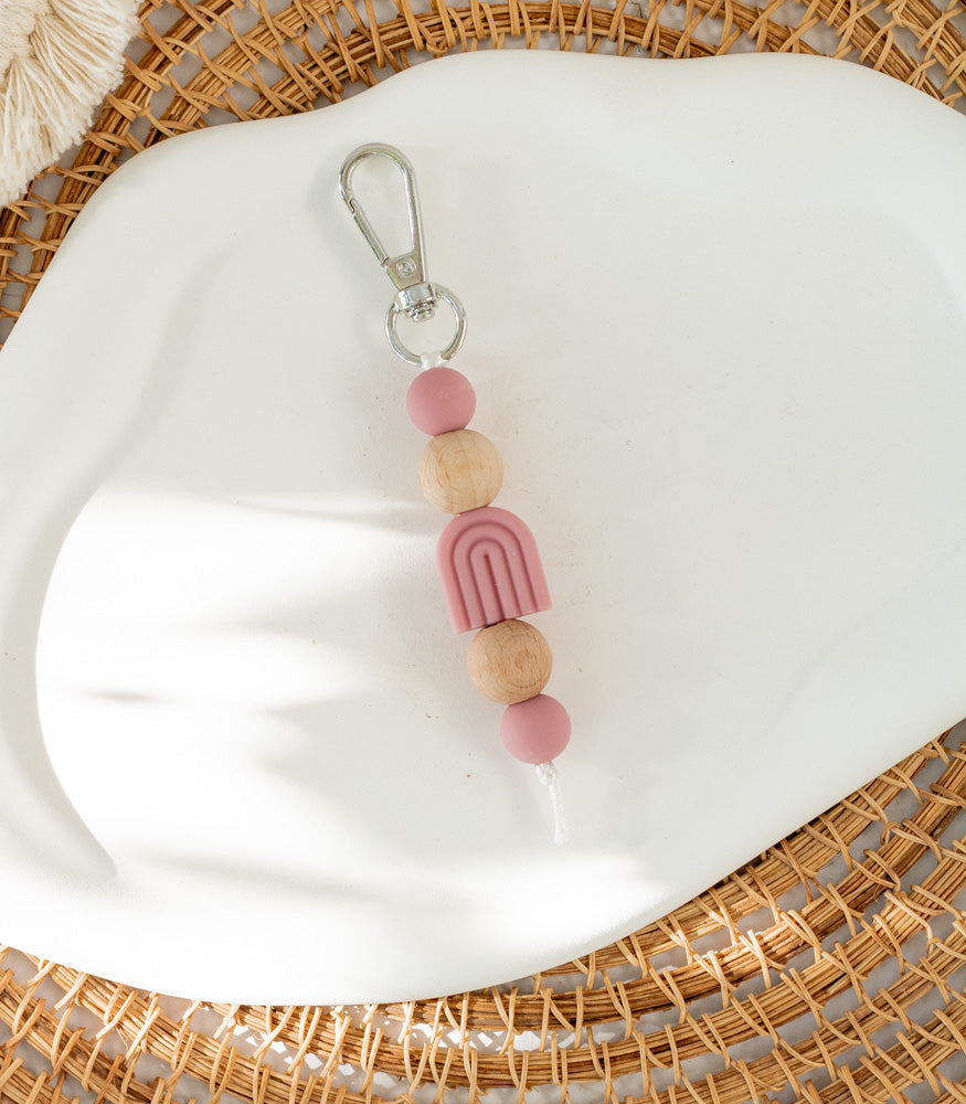 Handgemachter Schlüsselanhänger "Rainbow" - mahina