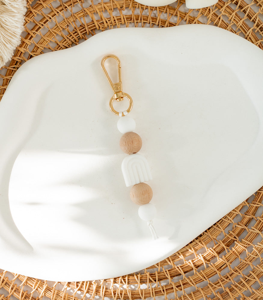 Handgemachter Schlüsselanhänger "Rainbow" - mahina