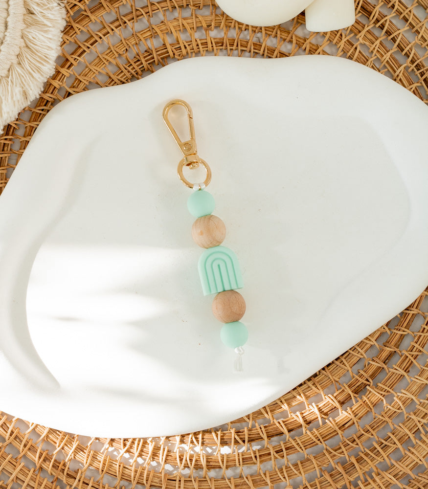 Handgemachter Schlüsselanhänger "Rainbow" - mahina