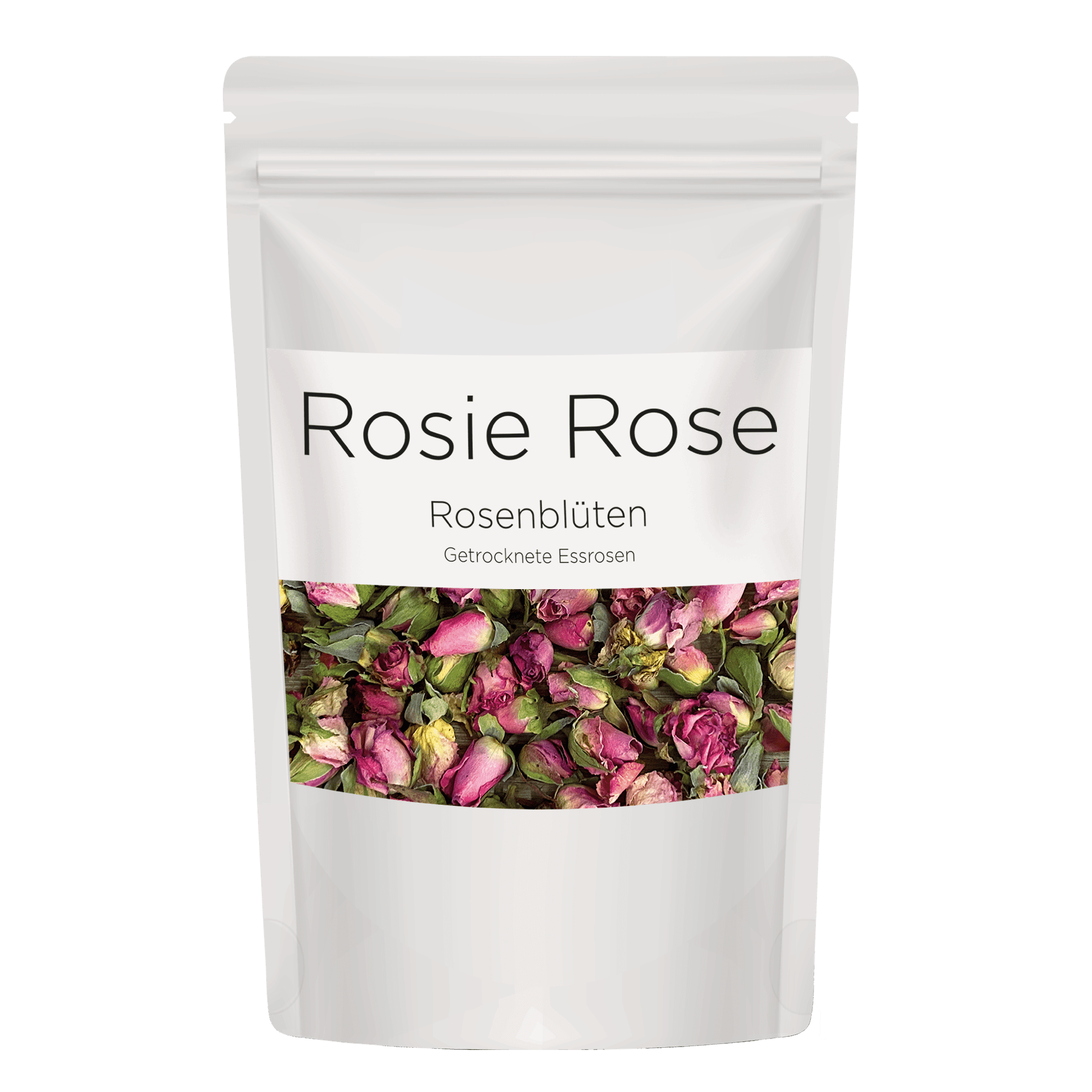 Essbare Blüten "Dekorative Rosenblüten" 50g Gastro-Beutel - 8 Farben - mahina