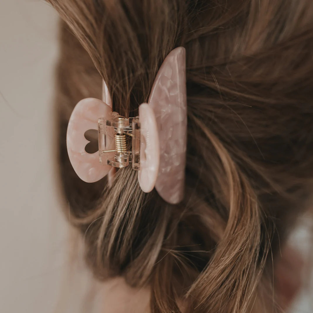 Eulenschnitt Haarspange Herz Blush - mahina