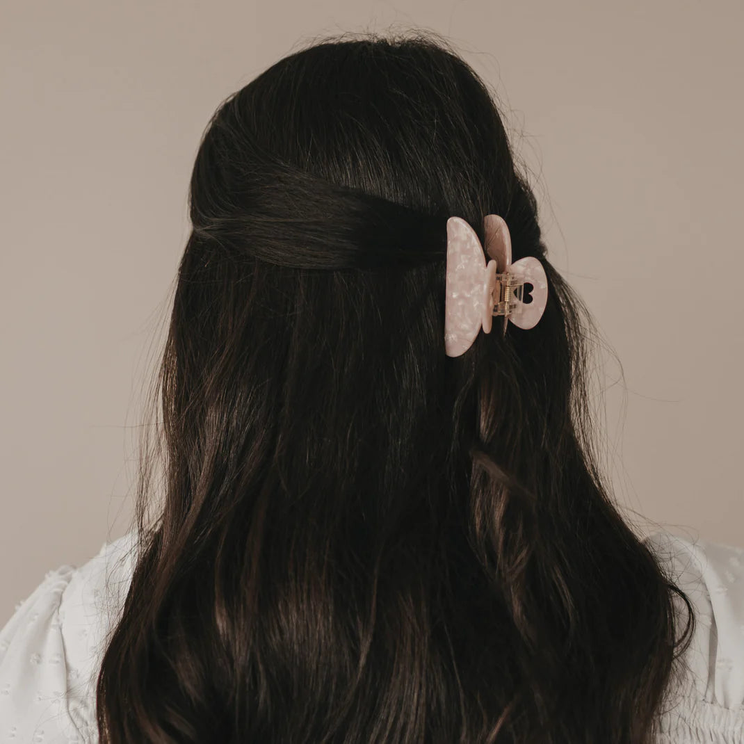 Eulenschnitt Haarspange Herz Blush - mahina