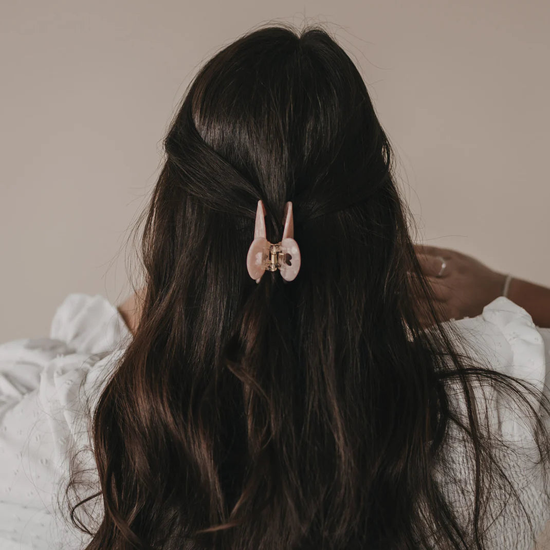 Eulenschnitt Haarspange Herz Blush - mahina