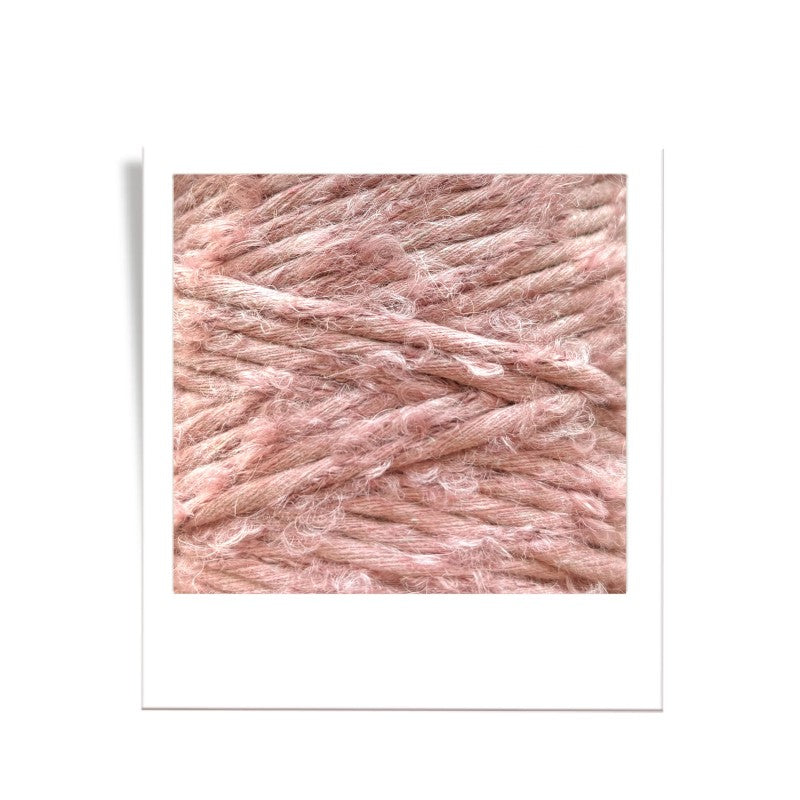 Bobbiny Makramee Garn 3mm Bouclé 100m Blush