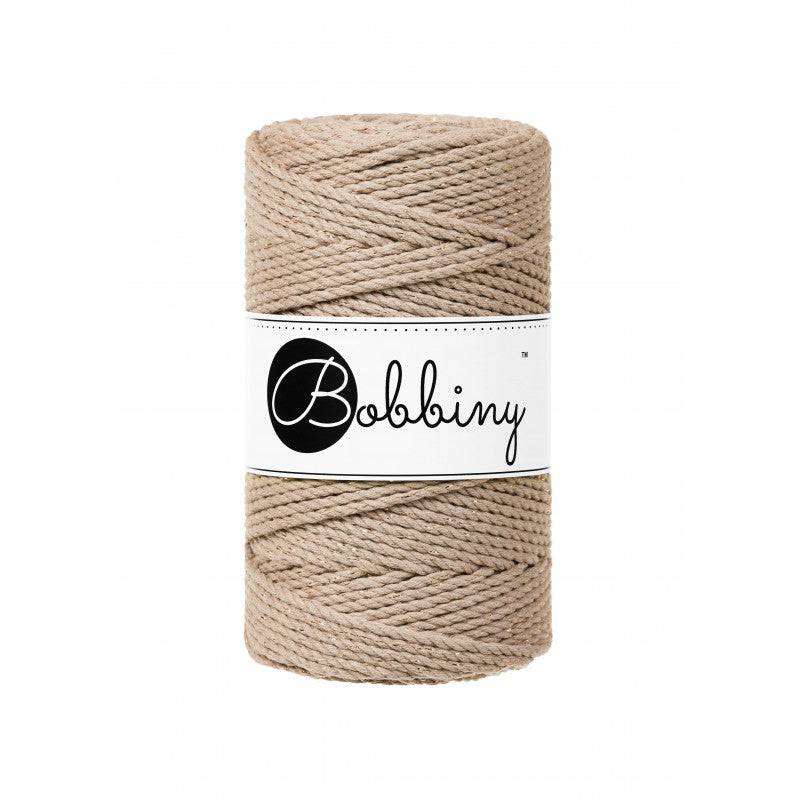 Bobbiny Makramee Garn 3mm 3ply 100m - Garne > Baumwollgarne > Bobbiny > 3ply > 3mm von mahina
