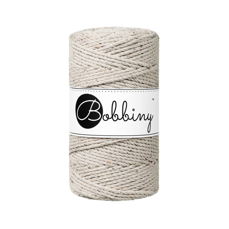 Bobbiny Makramee Garn 3mm 3ply 100m - Garne > Baumwollgarne > Bobbiny > 3ply > 3mm von mahina