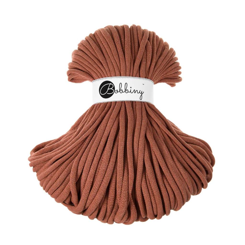 Bobbiny JUMBO Flechtkordel 9mm geflochten Terracotta 100m - mahina