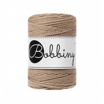 Bobbiny Makramee Garn 1,5mm 3ply Sand 100m - mahina