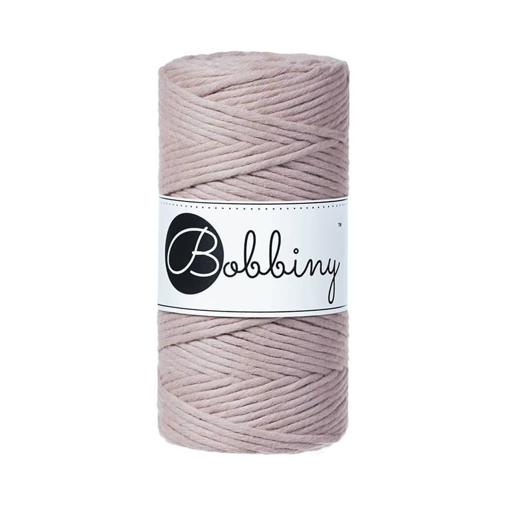 Bobbiny Makramee Garn 3mm gezwirnt Pearl 100m - mahina
