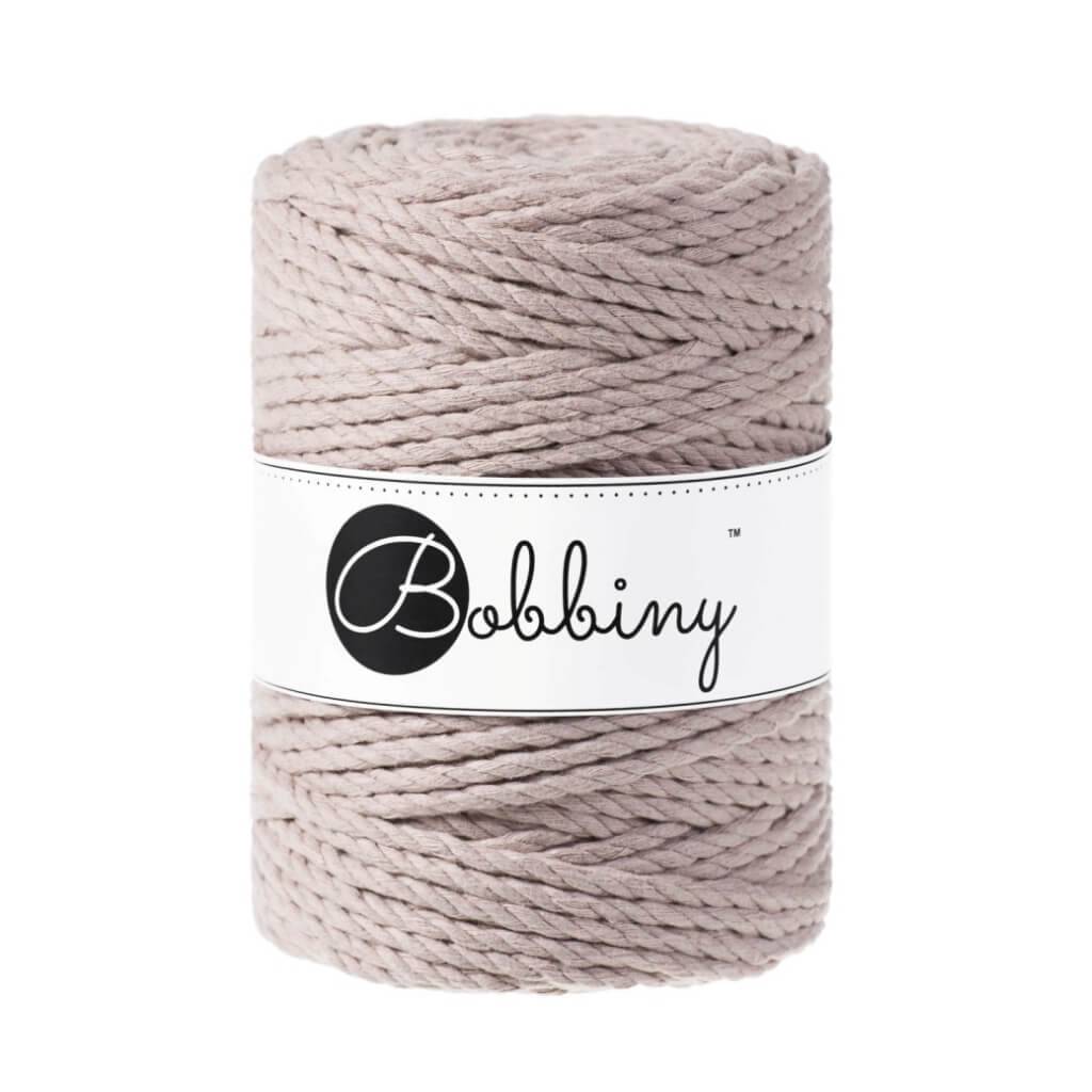 Bobbiny | Corde en marcamé - tressée 5mm 100m