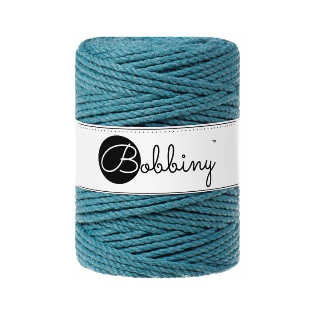 Bobbiny Makramee Garn 5mm 3ply Teal 100m - mahina