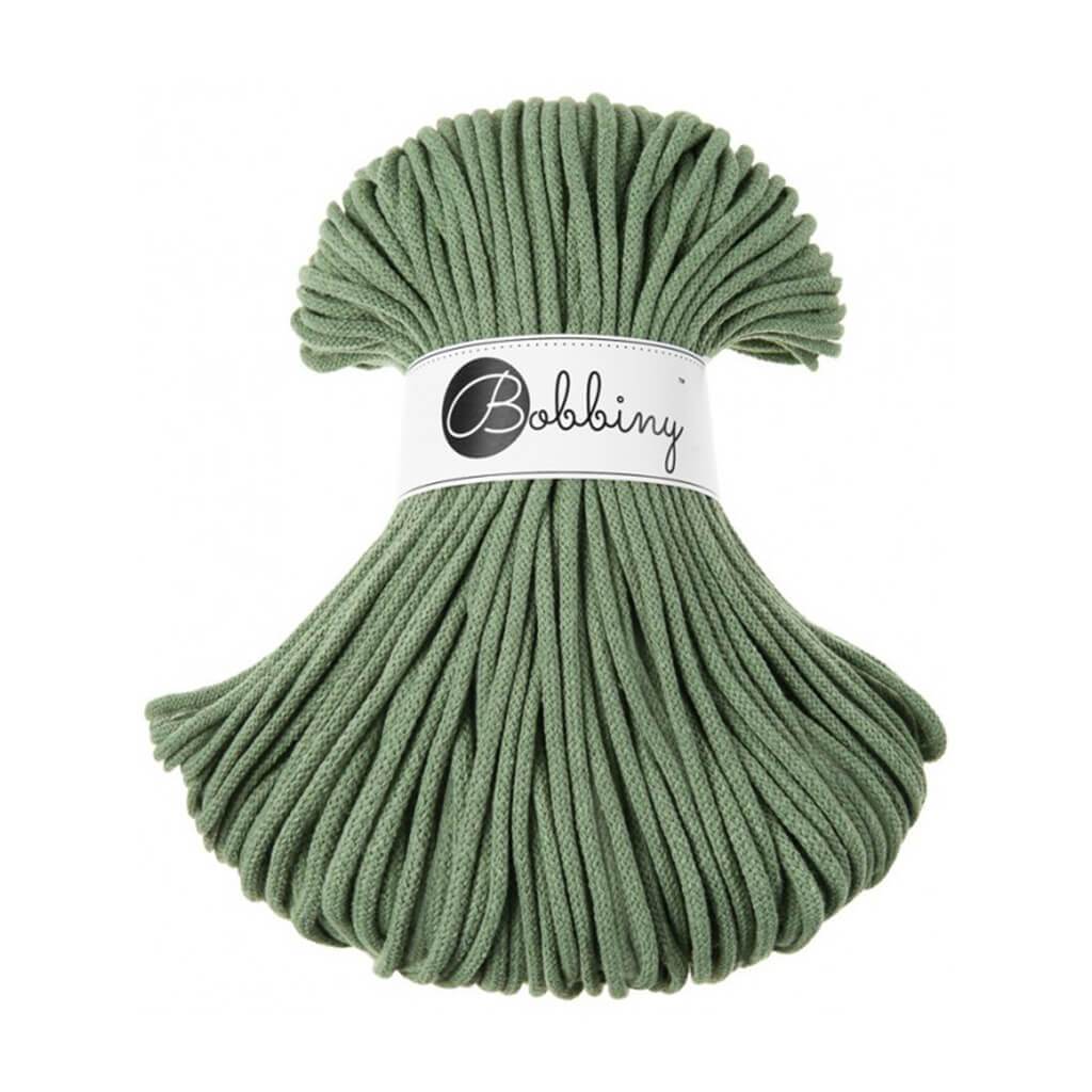 Bobbiny PREMIUM Flechtkordel 5mm geflochten Eucalyptus Green 100m - mahina