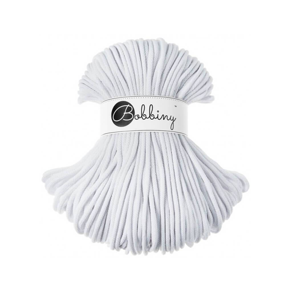 Bobbiny PREMIUM Makramee Flechtkordel 5mm geflochten White 100m - mahina