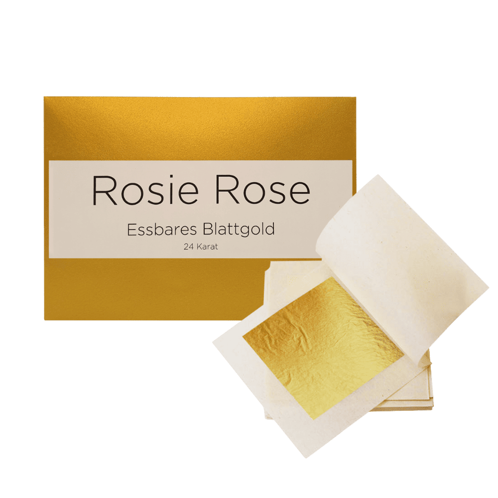 Rosie Rose Essbare Blattfolie 5 Stk. - mahina