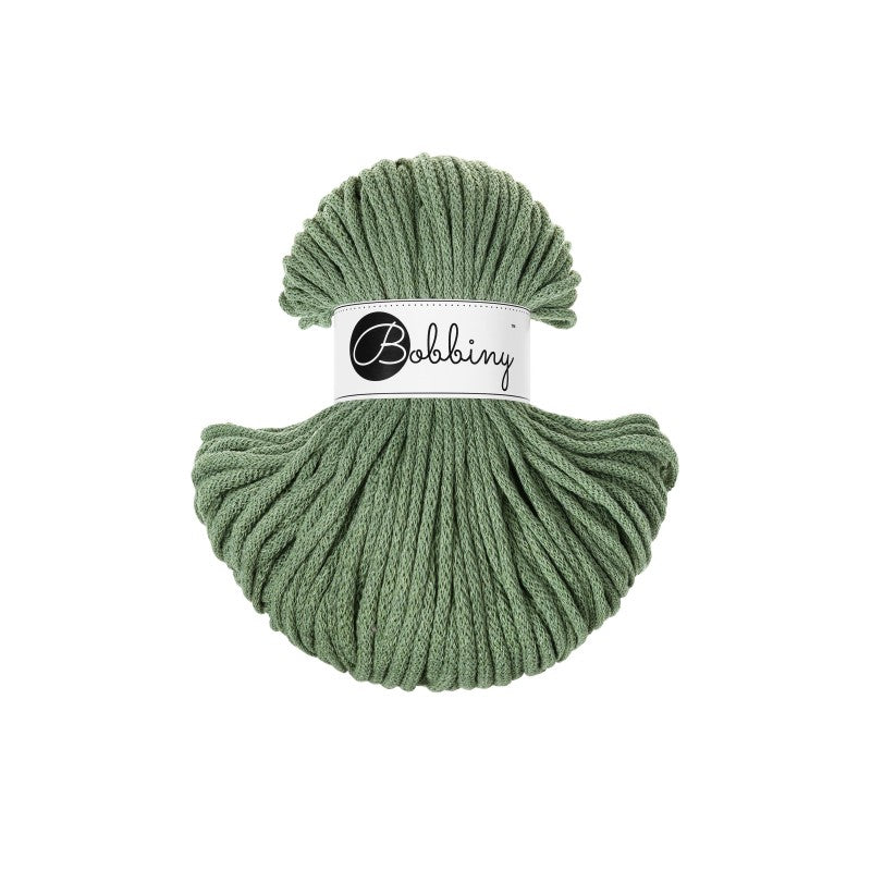 Bobbiny CLASSIC Flechtkordel 4mm geflochten Eucalyptus 100m